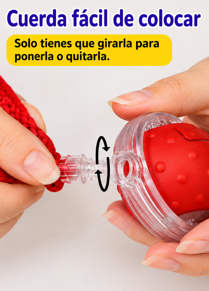 Bola interactiva para gatos.