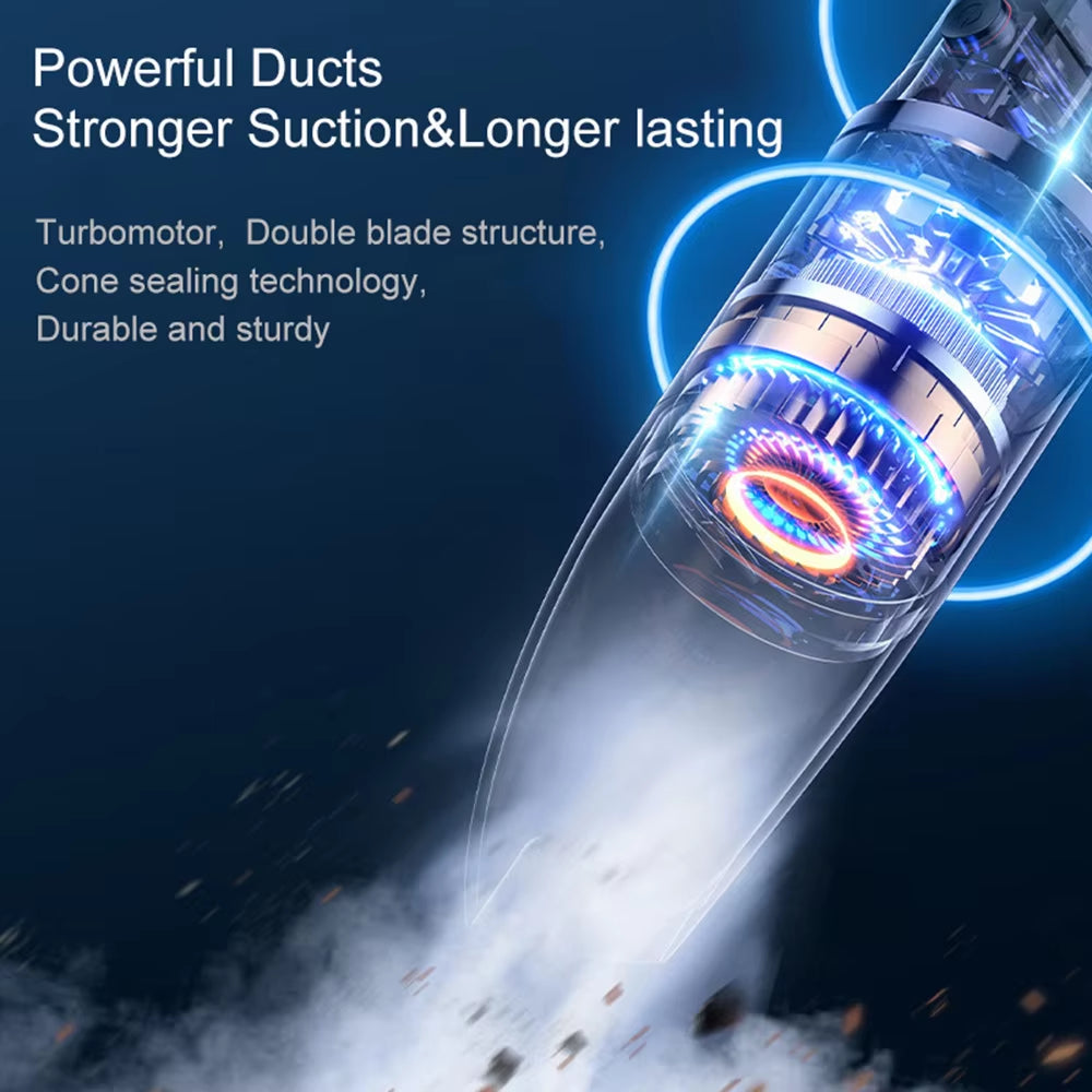 Car Vacuum Cleaner 95000PA Strong Suction Handheld Wireless Vacuum Cleaner for Car Household Portable Vacuum Cleaner Blower