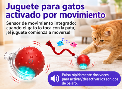 Bola interactiva para gatos.
