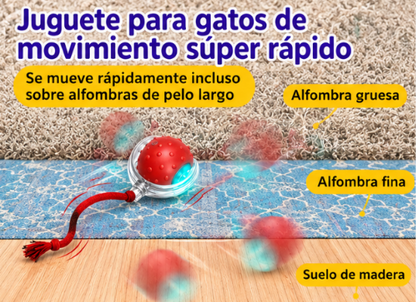Bola interactiva para gatos.