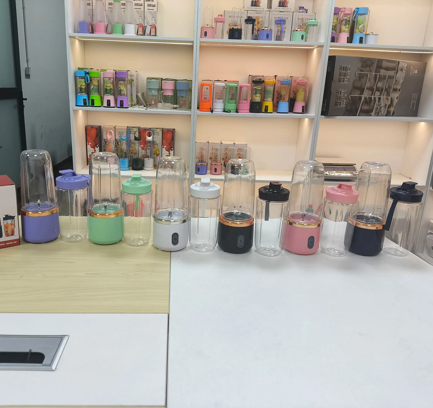 6 Color 400Ml Portable USB Blender Electric Travel Juicer Cup for Smoothie Milkshake Kitchen Mini Mixer Tool