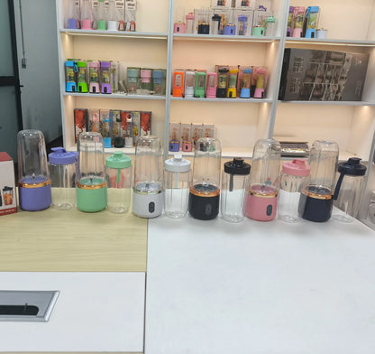 6 Color 400Ml Portable USB Blender Electric Travel Juicer Cup for Smoothie Milkshake Kitchen Mini Mixer Tool