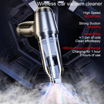 Car Vacuum Cleaner 95000PA Strong Suction Handheld Wireless Vacuum Cleaner for Car Household Portable Vacuum Cleaner Blower